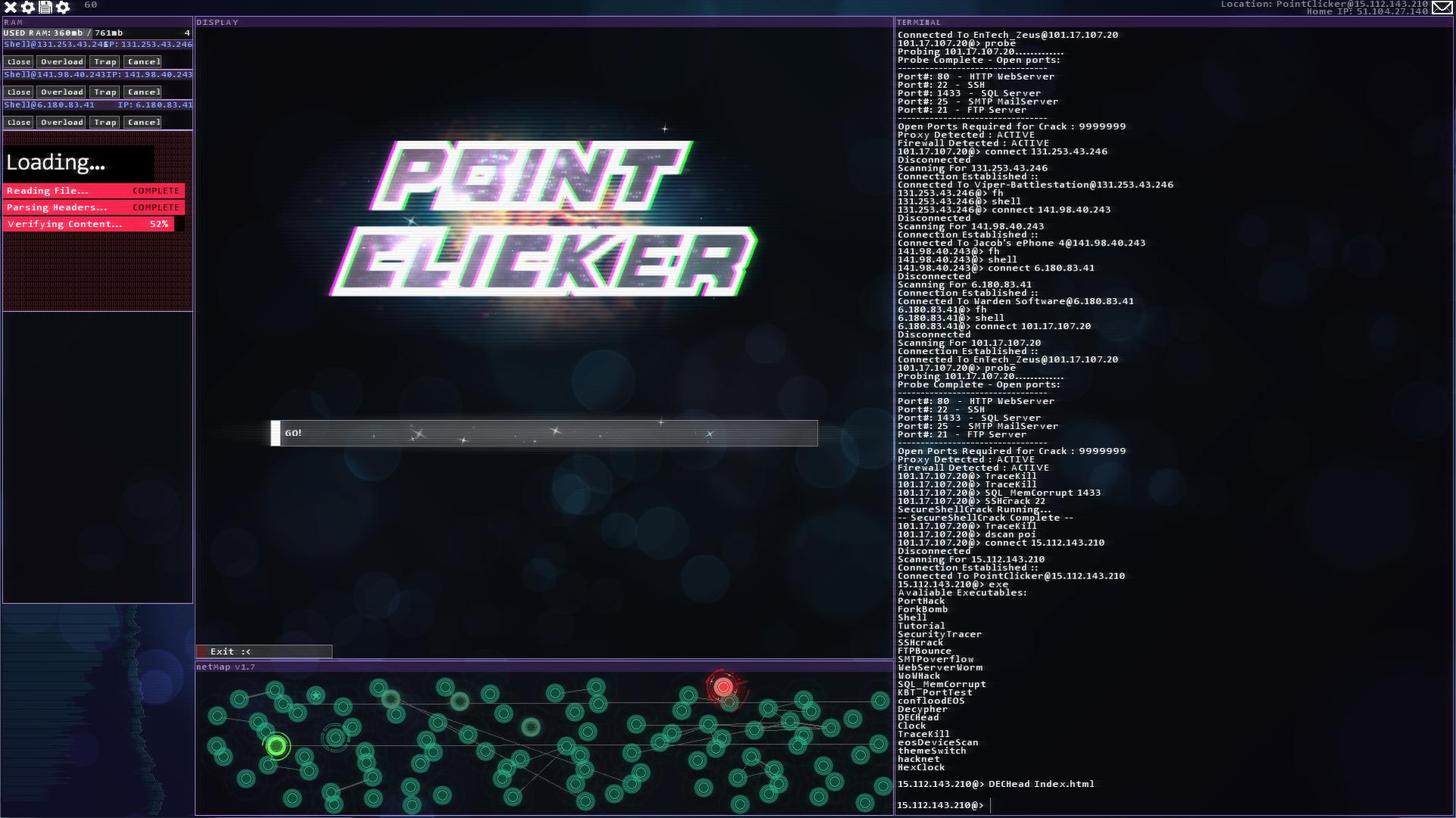 Hacknet videojuego: Plataformas y DLCs