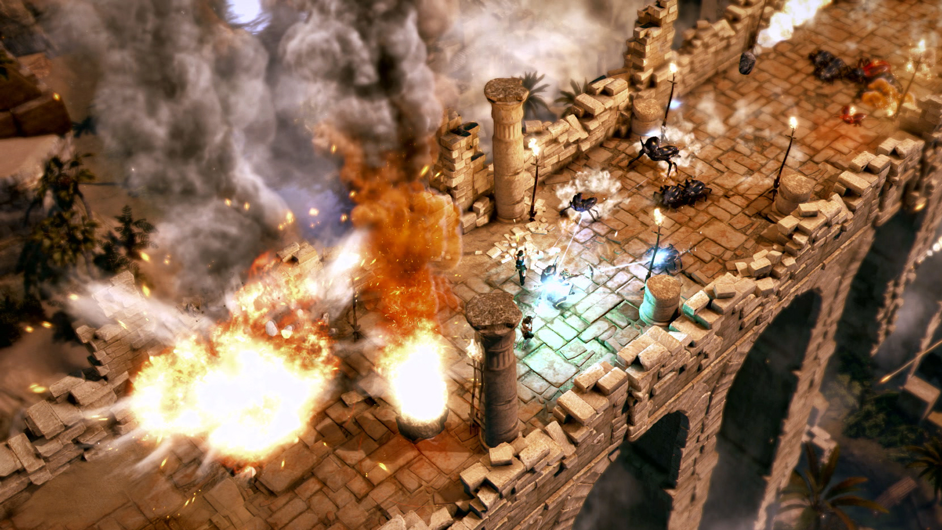 Lara Croft and the Temple of Osiris videojuego: Plataformas y DLCs