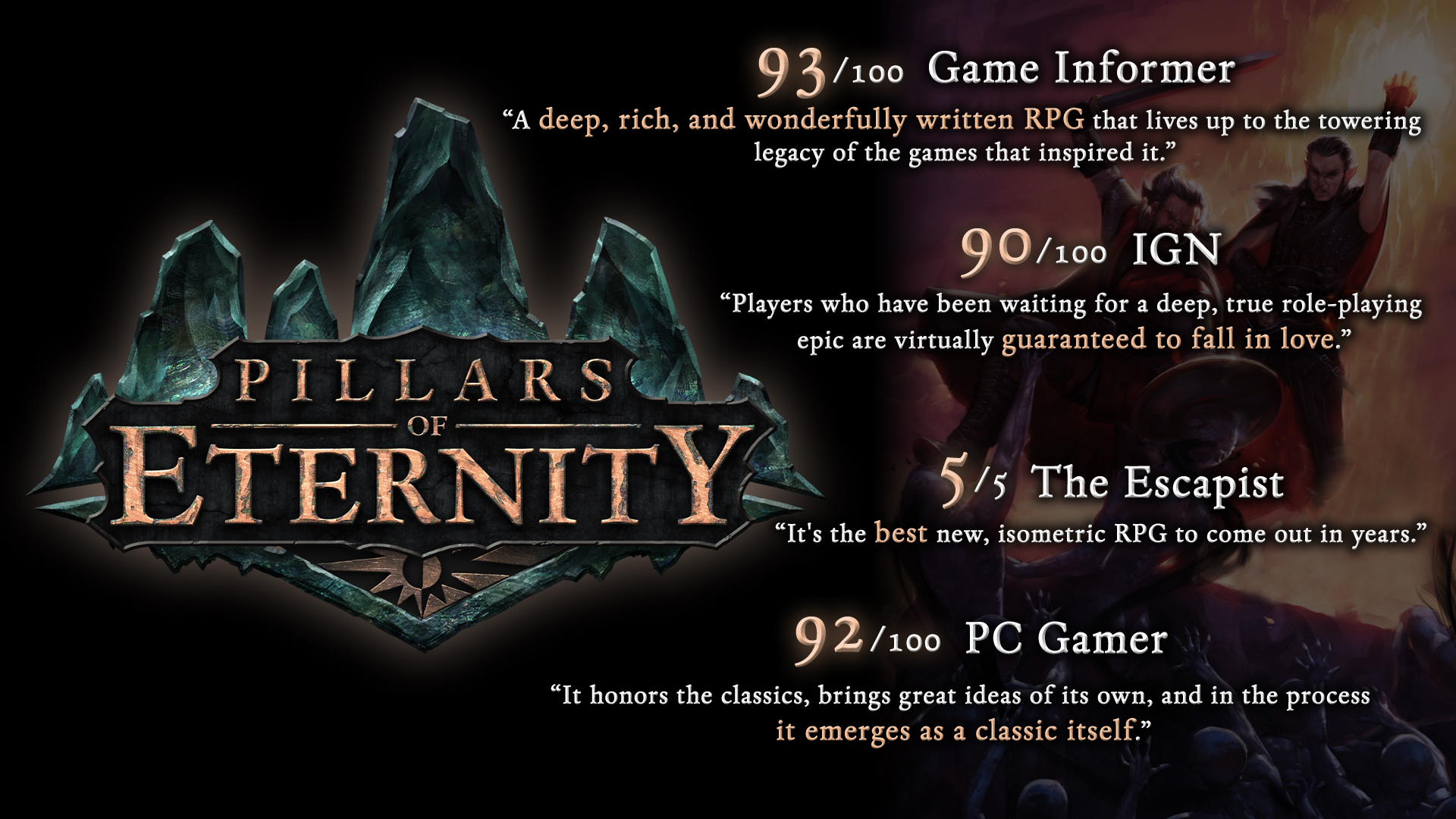 Pillars of Eternity videojuego: Plataformas y DLCs