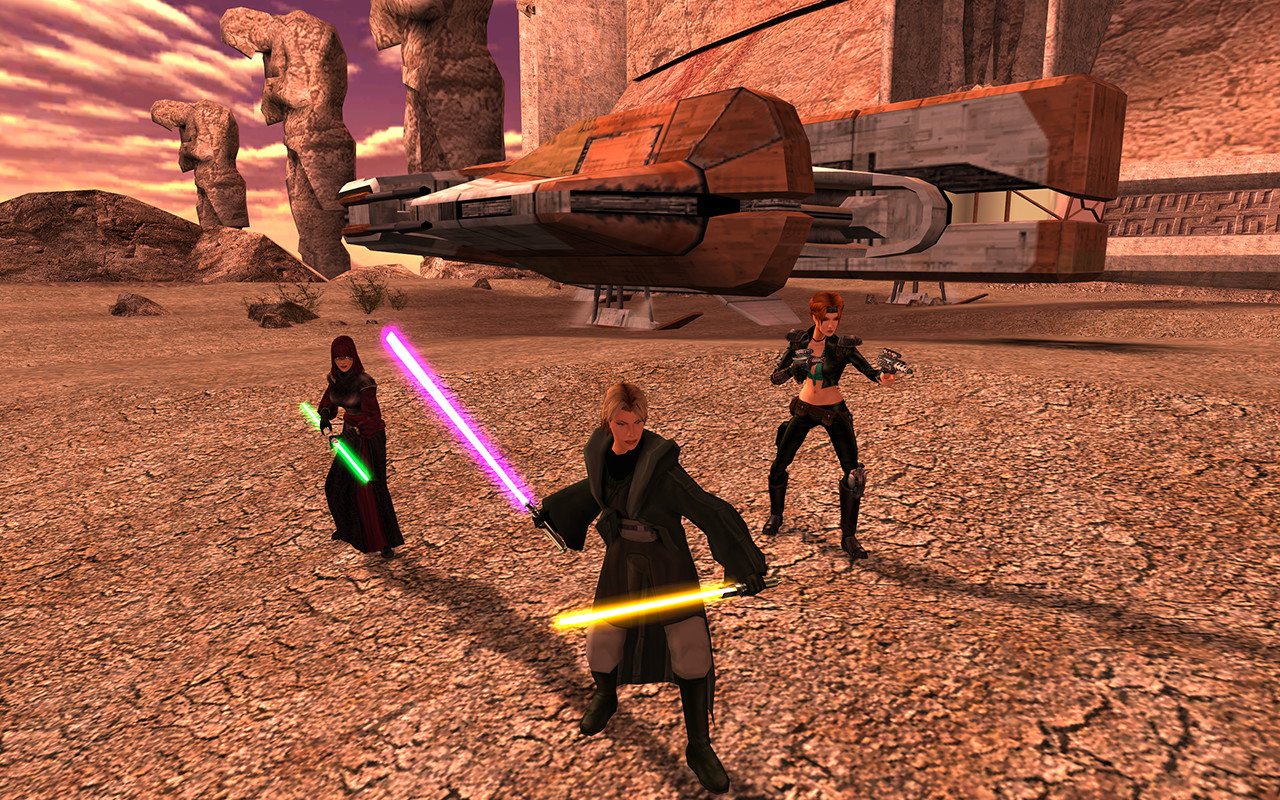 Star Wars: Knights of the Old Republic II - The Sith Lords videojuego: Plataformas y DLCs